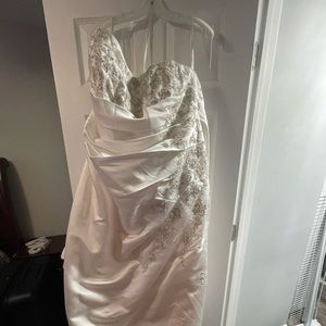 Bridal dress plus size 24W Ivory